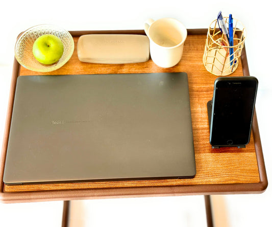 TABLE BUDDY ® | Adjustable Multi Position Portable Folding Table |Alder