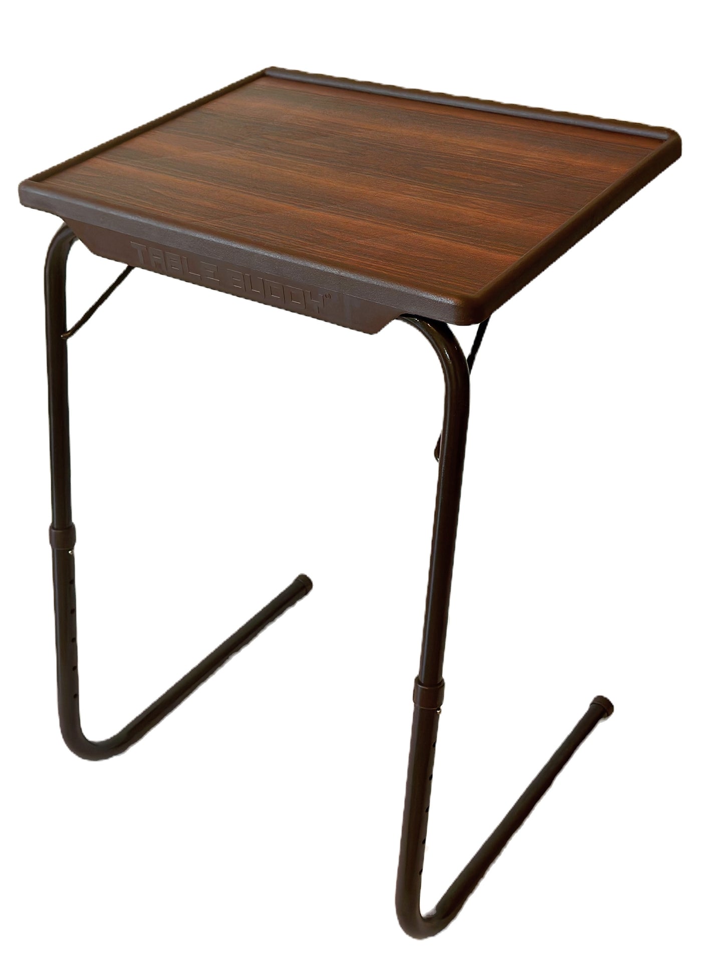 TABLE BUDDY ® | Adjustable Multi Position Portable Folding Table |Rosewood