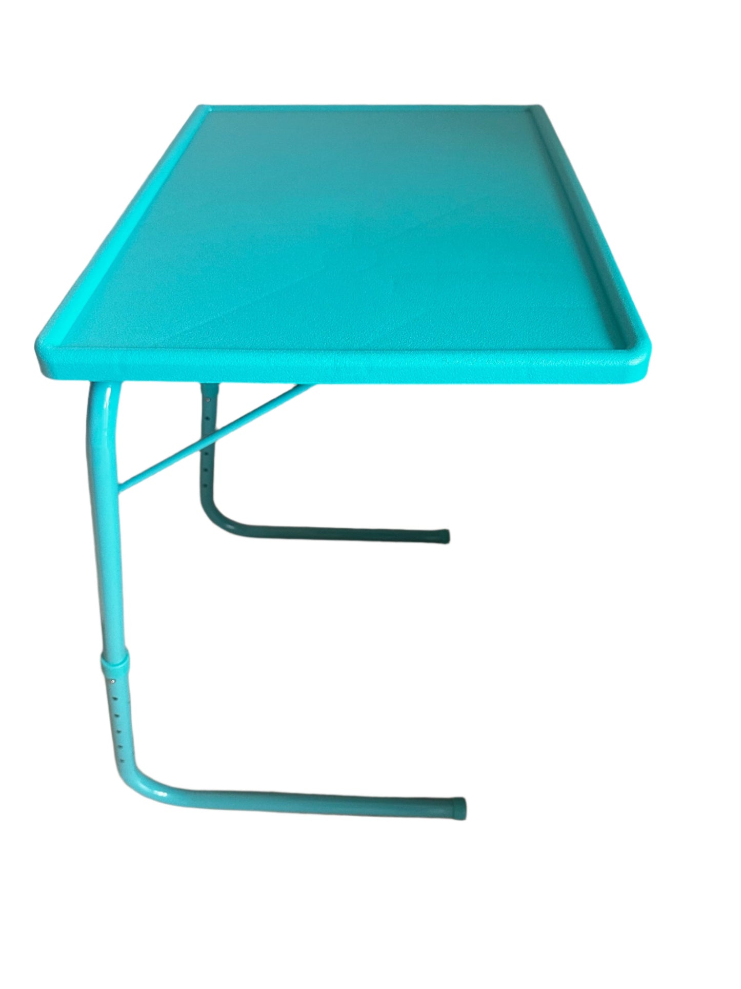 TABLE BUDDY ® | Adjustable Multi Position Portable Folding Table | Aqua Blue