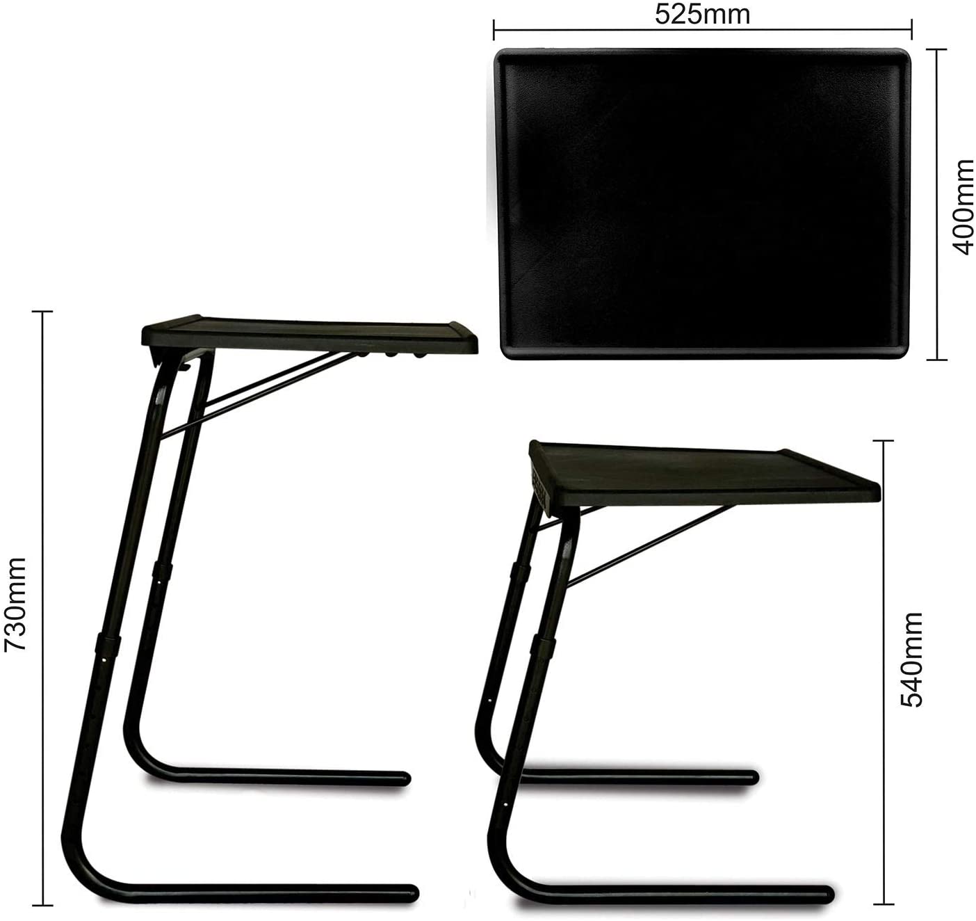 folding table mate black