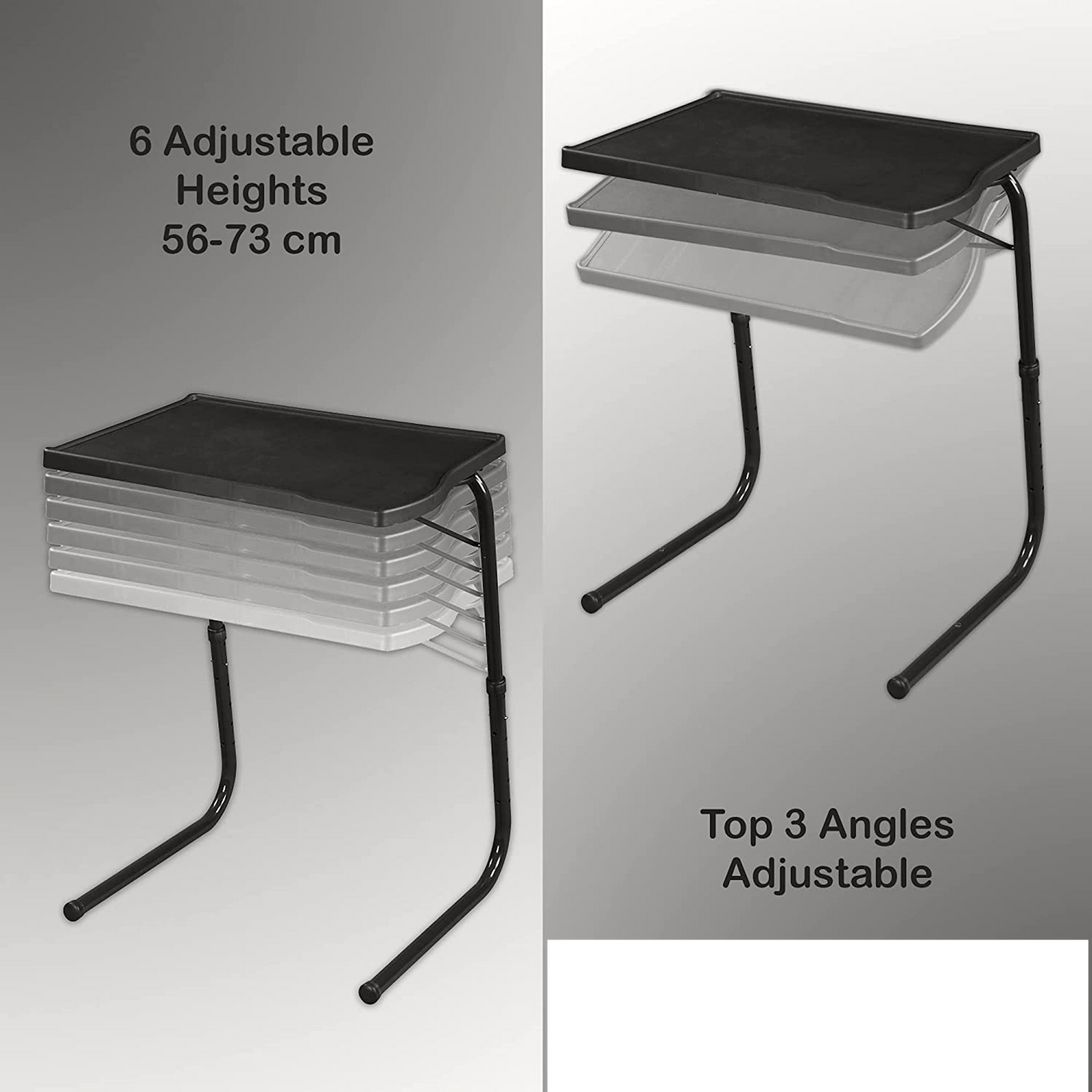 TABLE BUDDY smart ® | Folding Table With Cup Holder | Marble