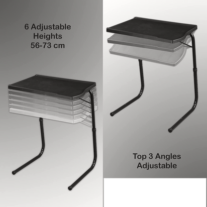 TABLE BUDDY smart ® | Folding Table With Cup Holder | Marble